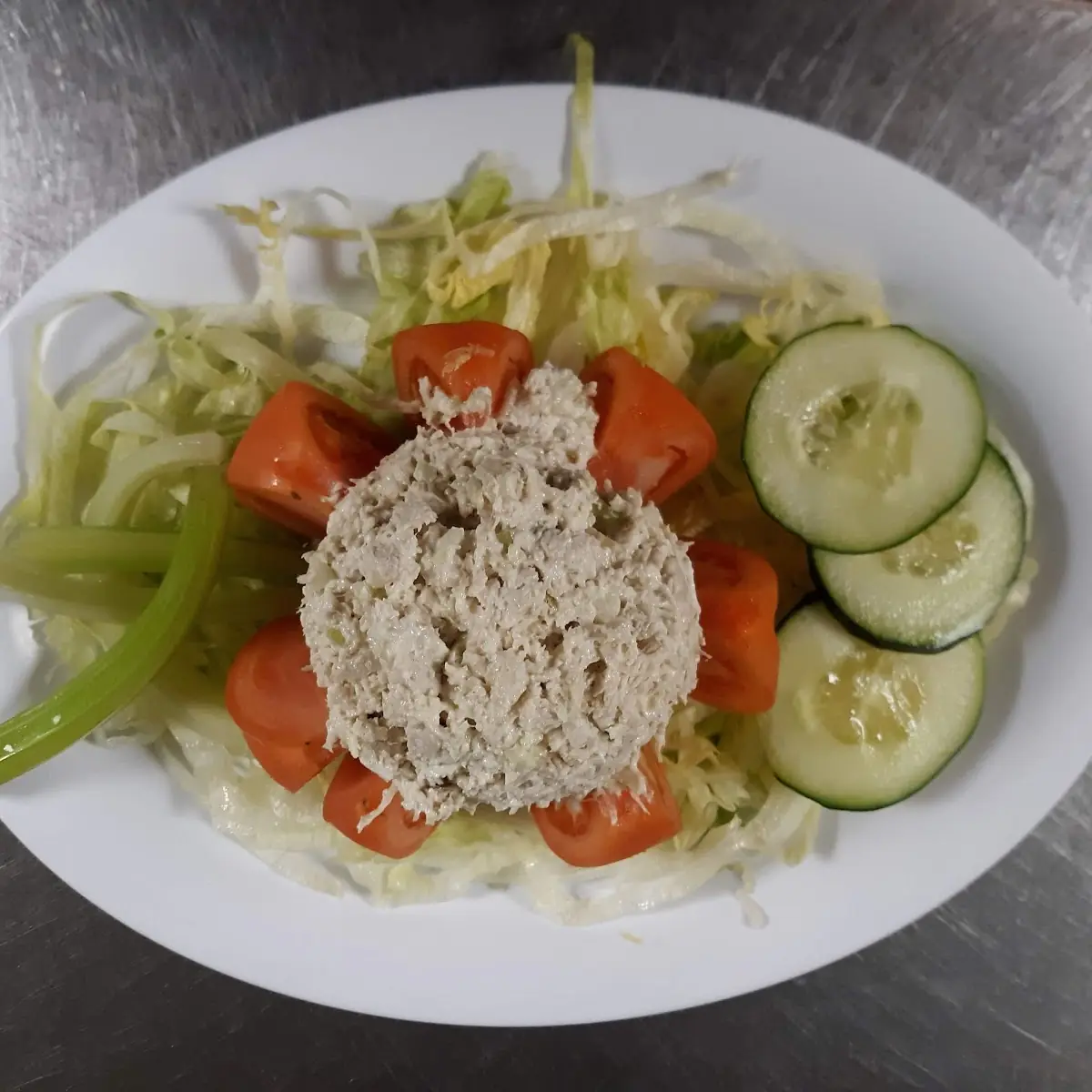 Tuna Salad Stuffed Tomato