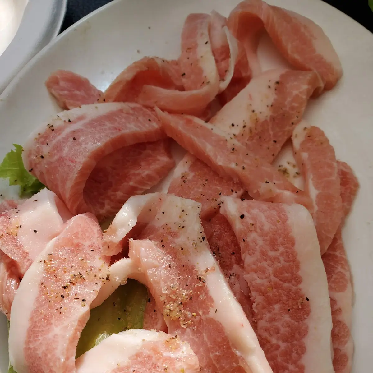 Thin Sliced Pork Belly