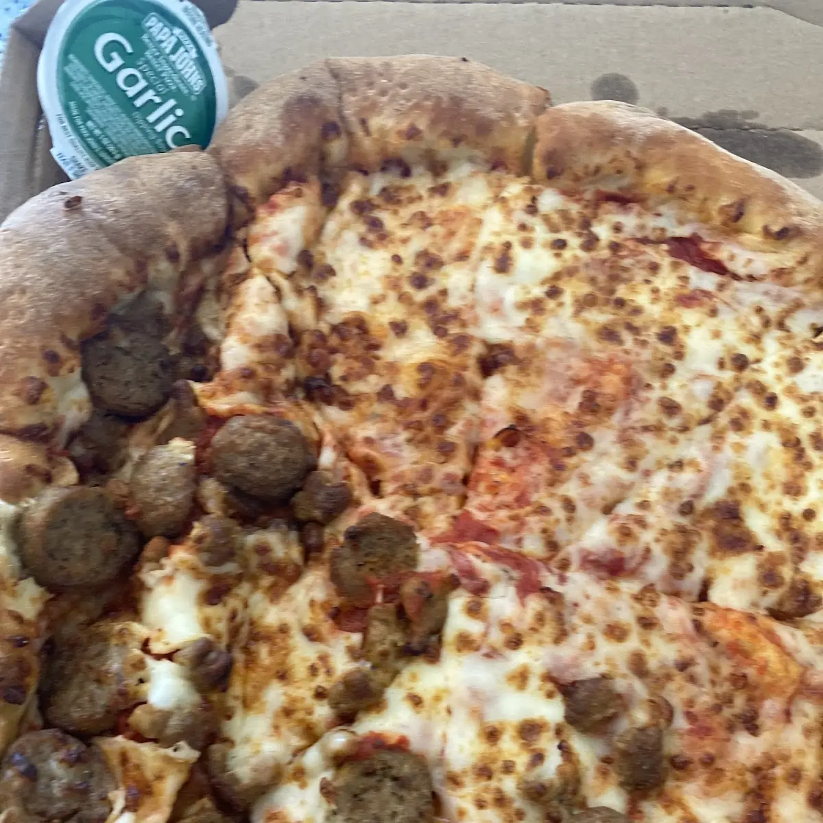 Meatball Pepperoni Pizza