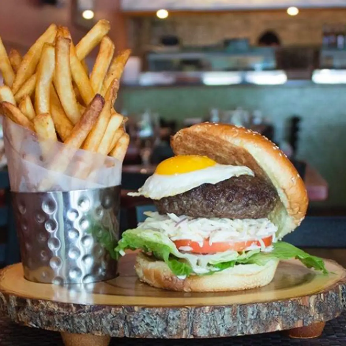 Burger with Fries