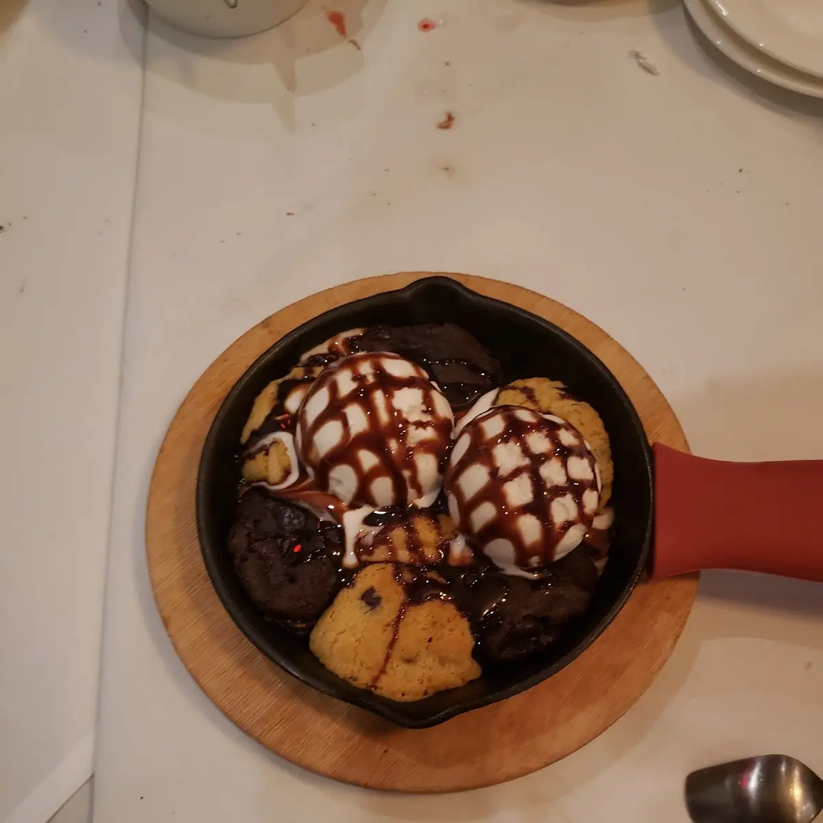 Cast Iron Cookie Souffle