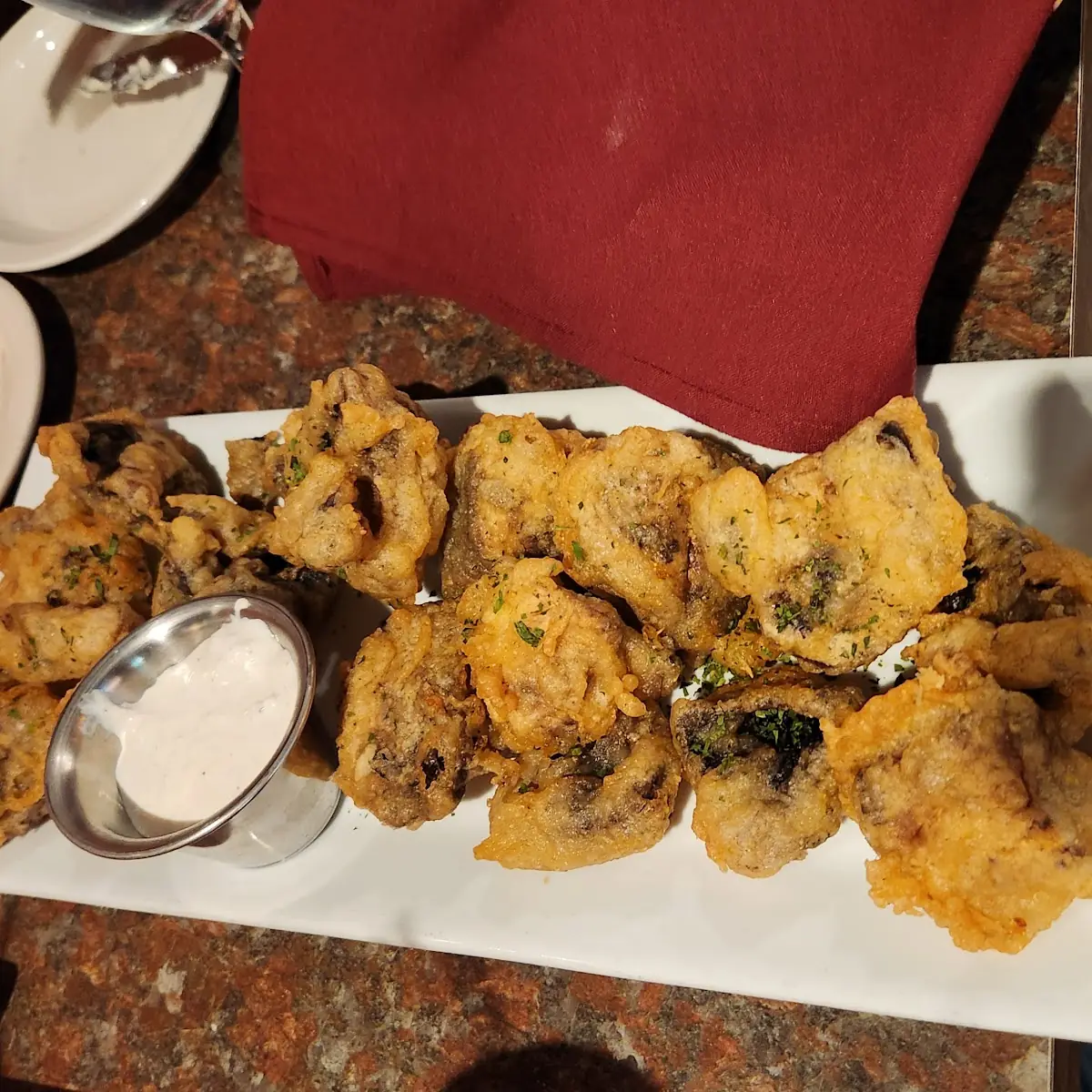 Battered Mushrooms