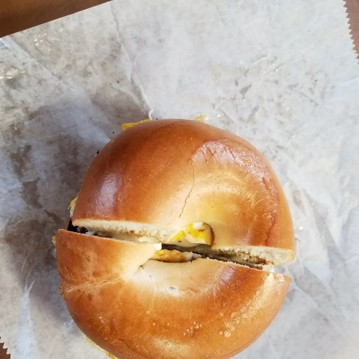 Plain Bagel Sandwich