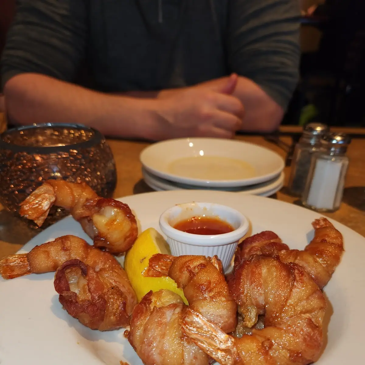 Bacon Wrapped Prawns