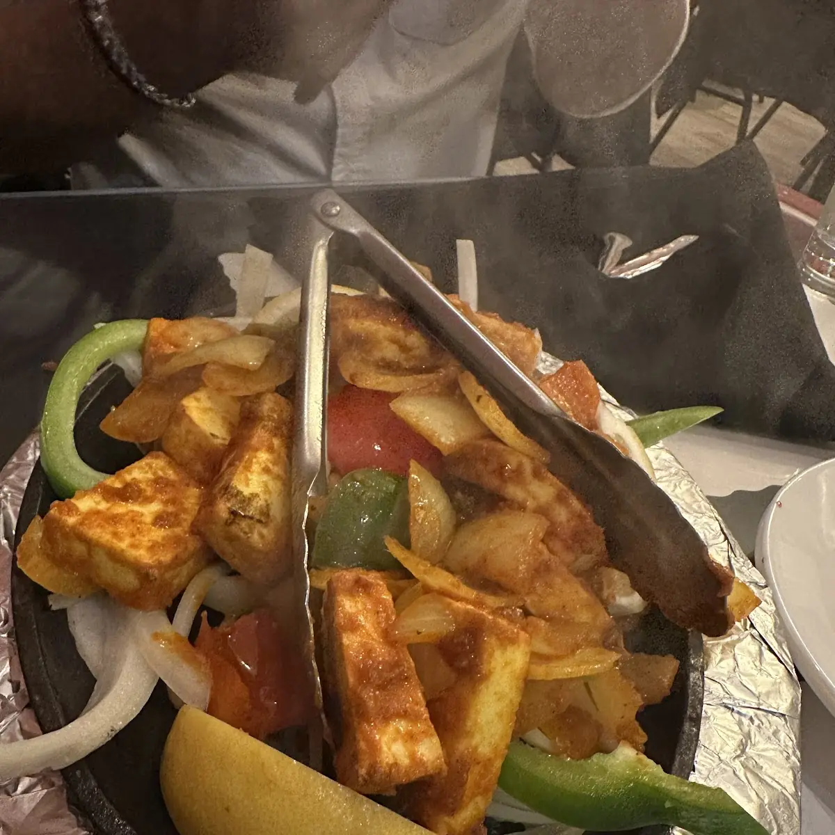 Paneer Tikka Sizzler