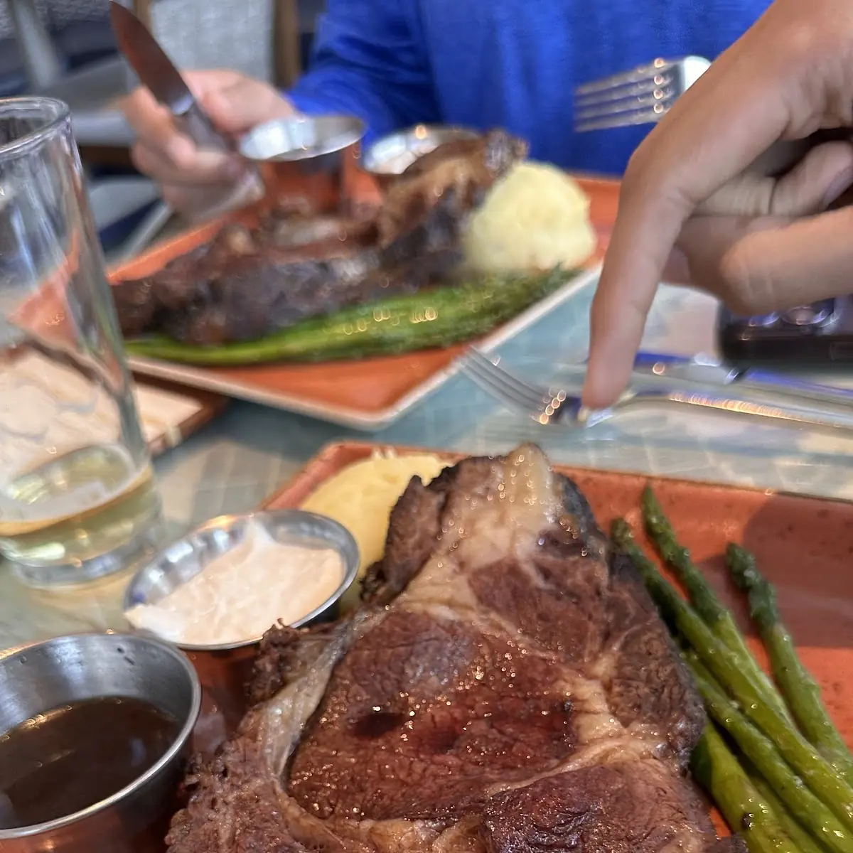 Bourbon Glazed Aged Ribeye