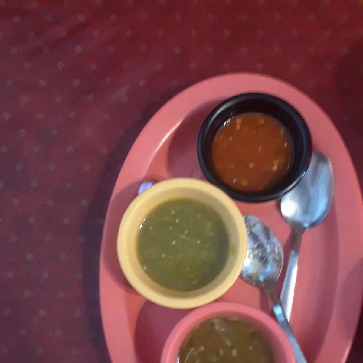 Salsa Verde Salsa Roja Salsa Quemada