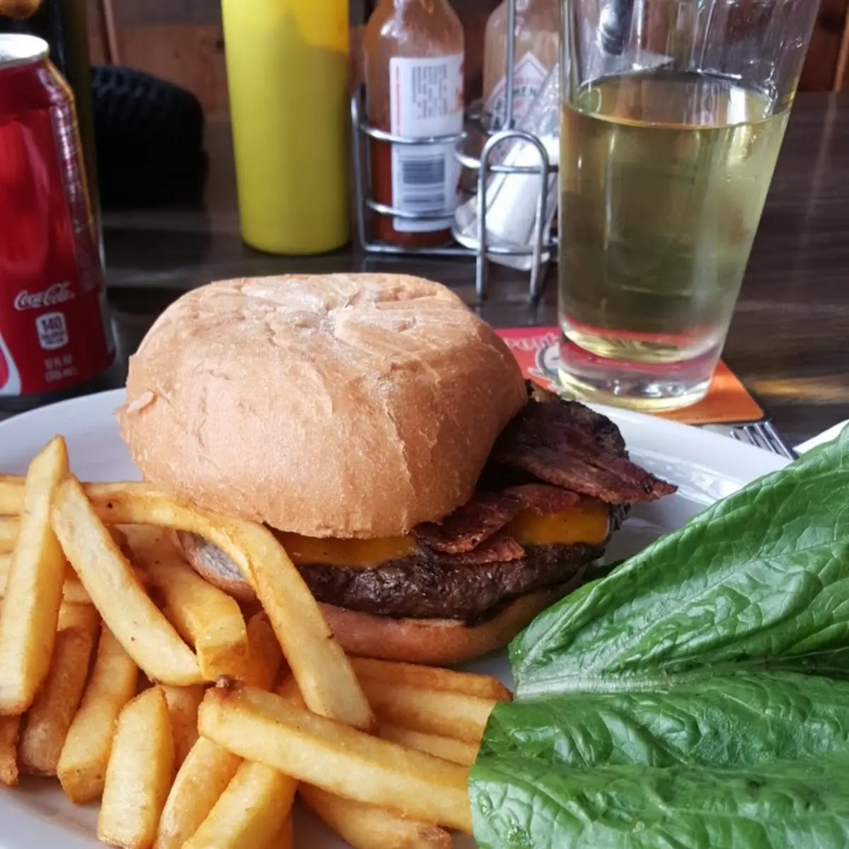 Bacon Cheeseburger and Fries