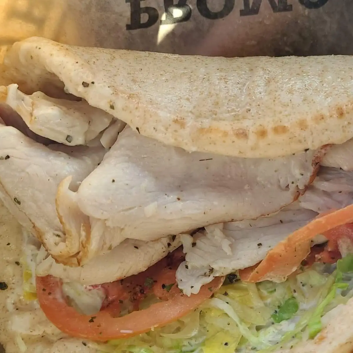 Roasted Turkey Gyro