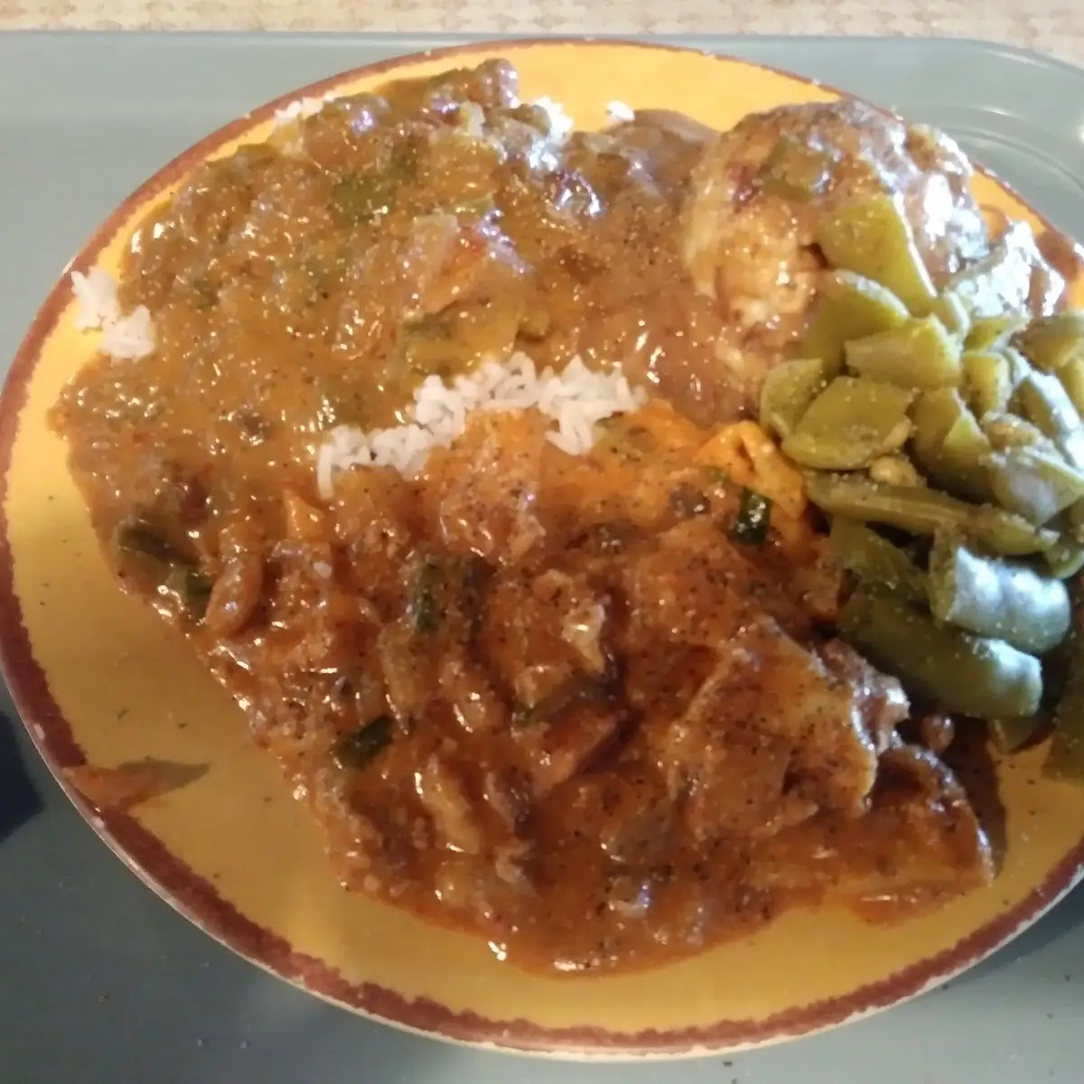 Beef Tips over Rice