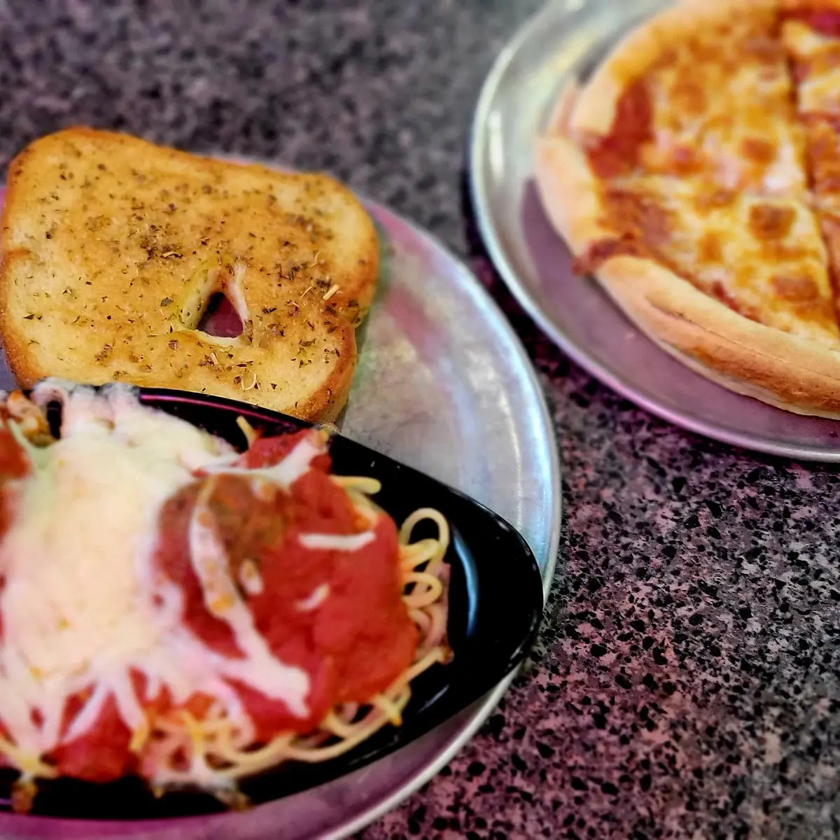 Spaghetti Meatballs & Pepperoni Pizza