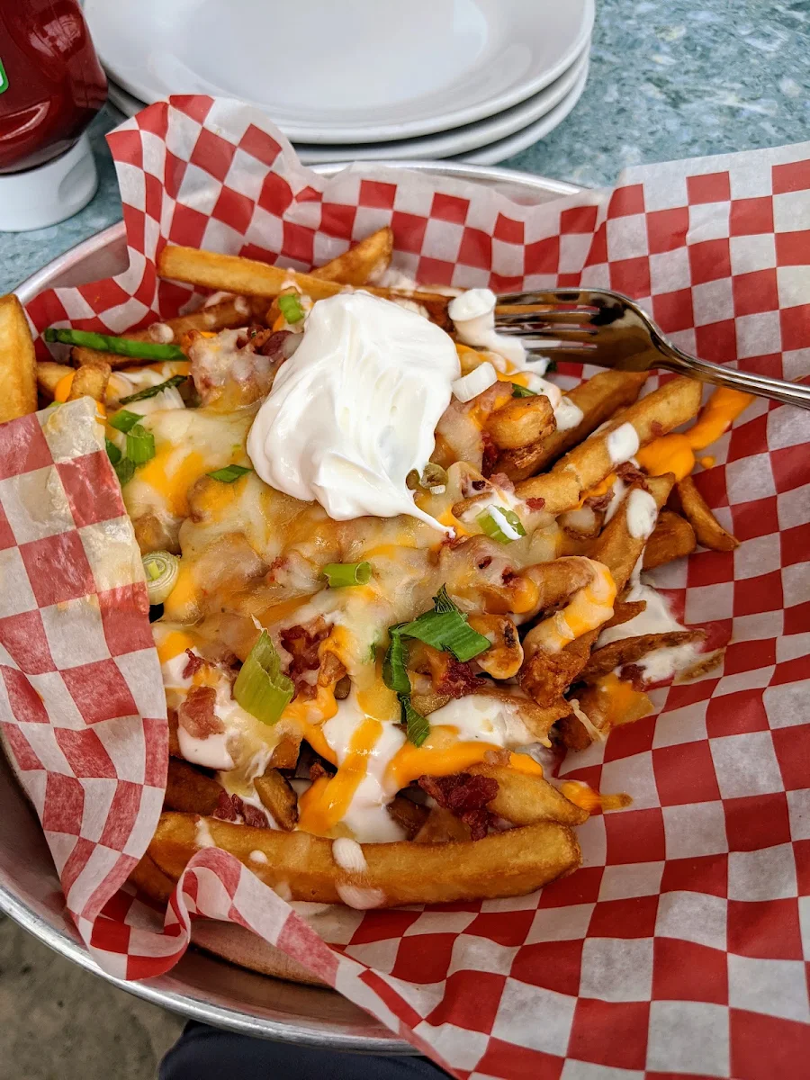 Loaded Cheese Fries, Chuck's Roadhouse Bar and Grill
