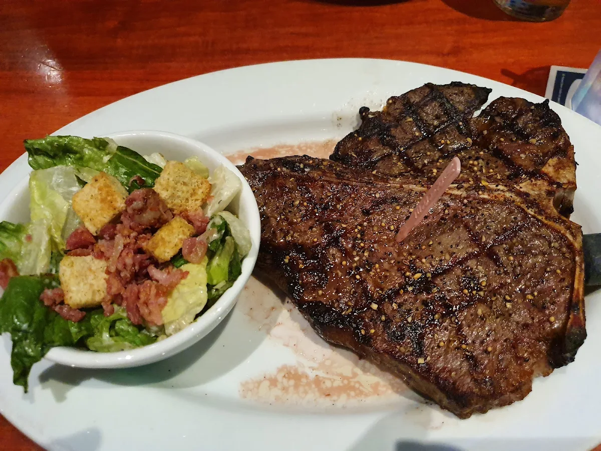 T Bone Steak Salad & Corn Keto Friendly, Chuck's Roadhouse Bar and Grill