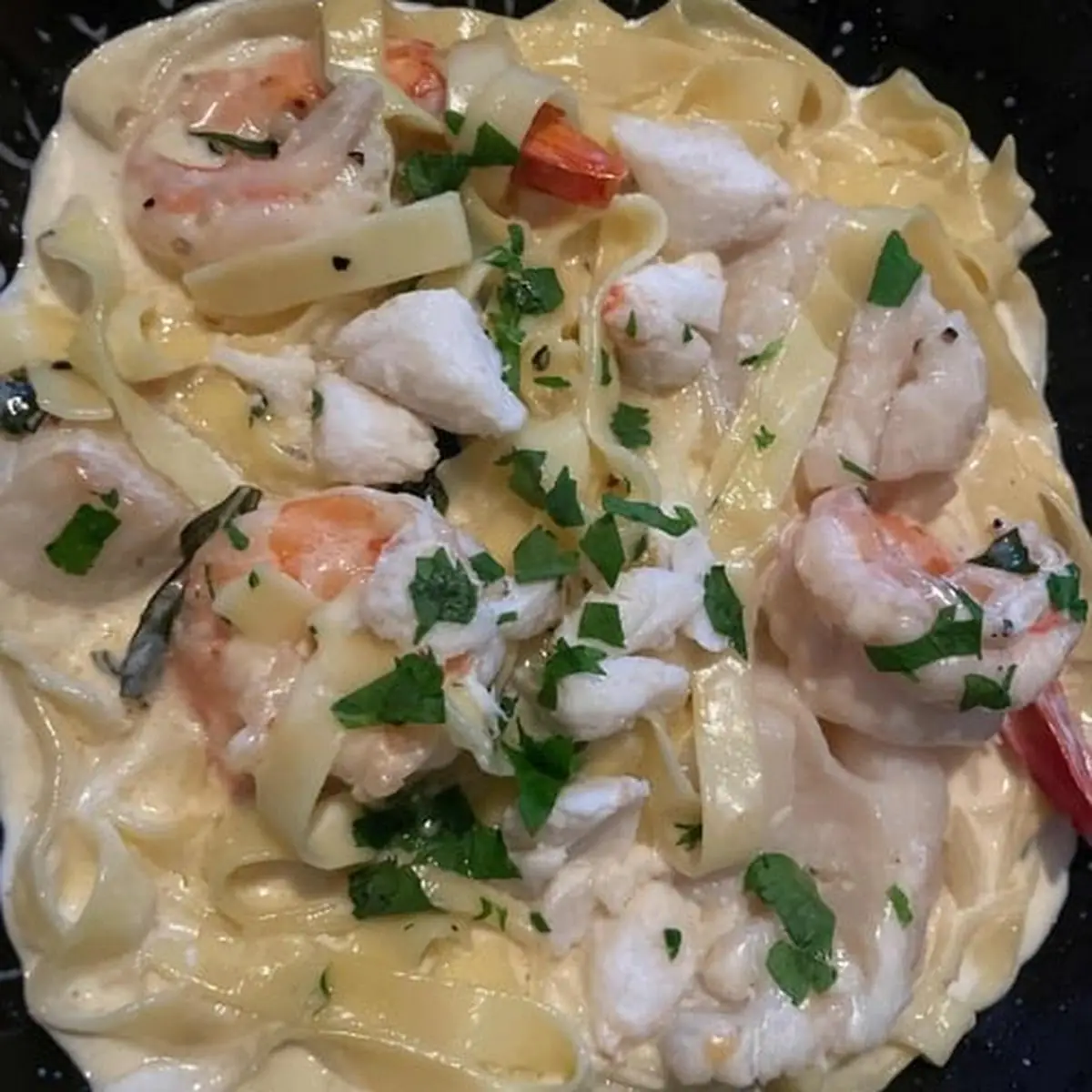 Shrimp Alfredo