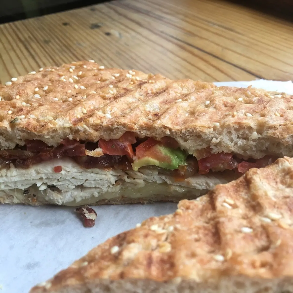 Smashed Avocado Turkey Bacon