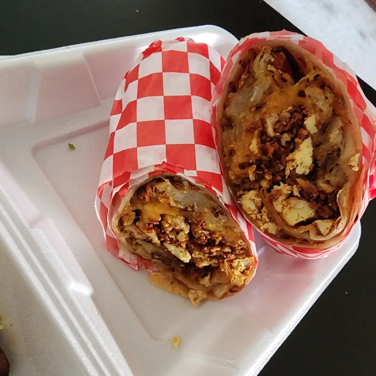 Chorizo Breakfast Burrito