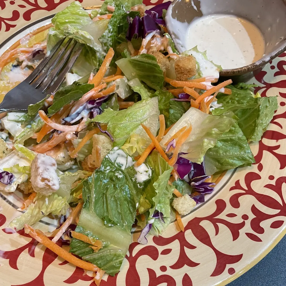 Garden Salad with Ranch Dressing