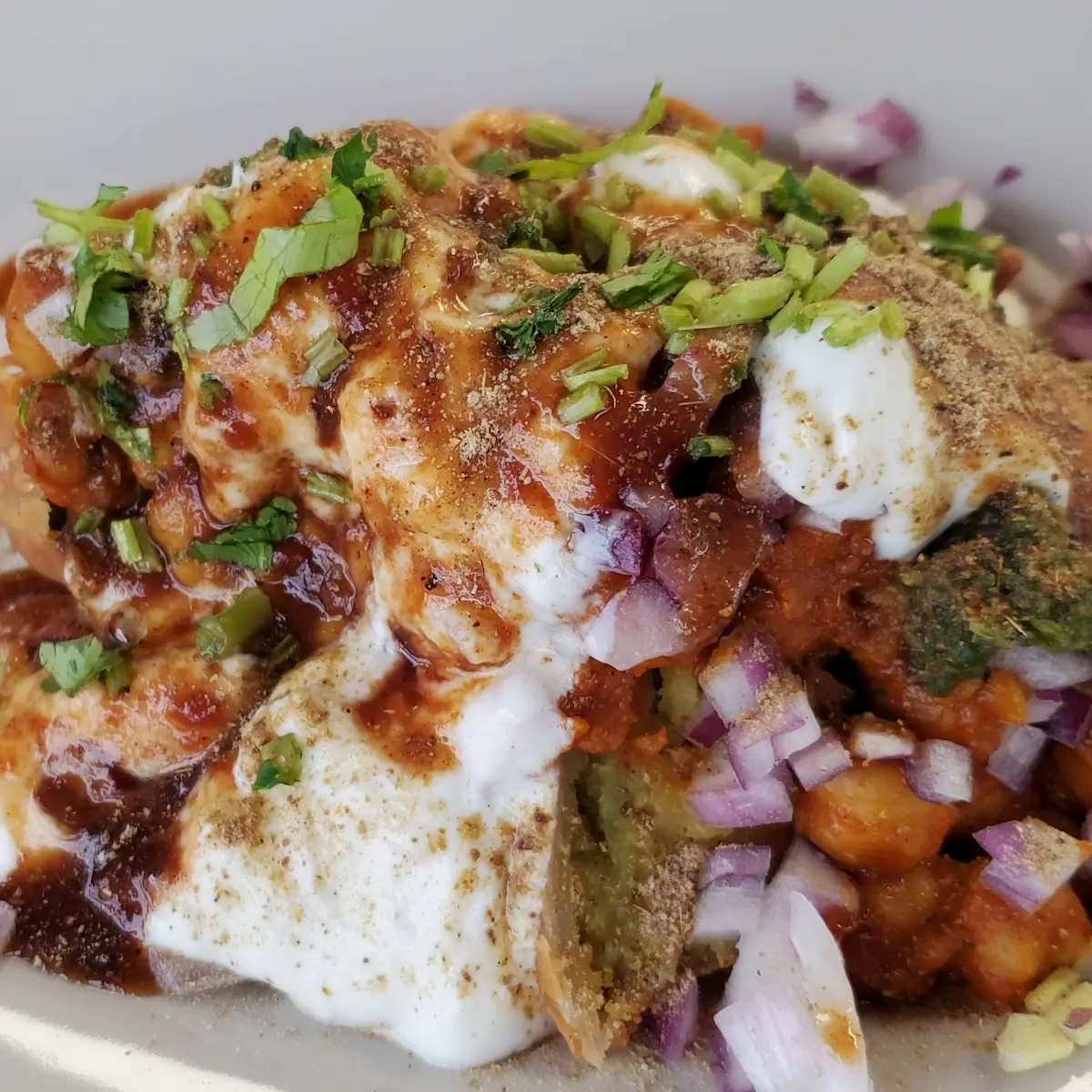 Vegetarian Samosa Chat