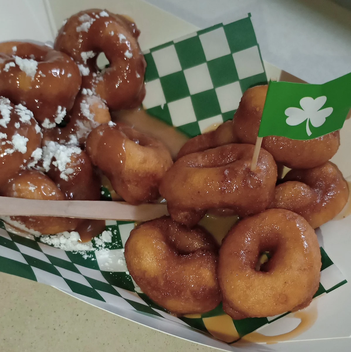 Guinness Peanut Butter Glaze and Irish Coffee Glazed