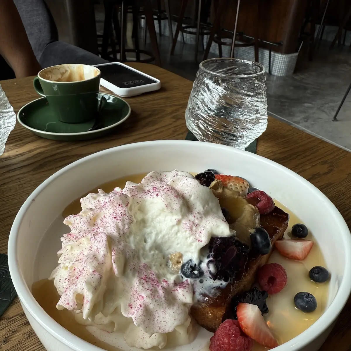 Sweet Ricotta Pancakes with Berries