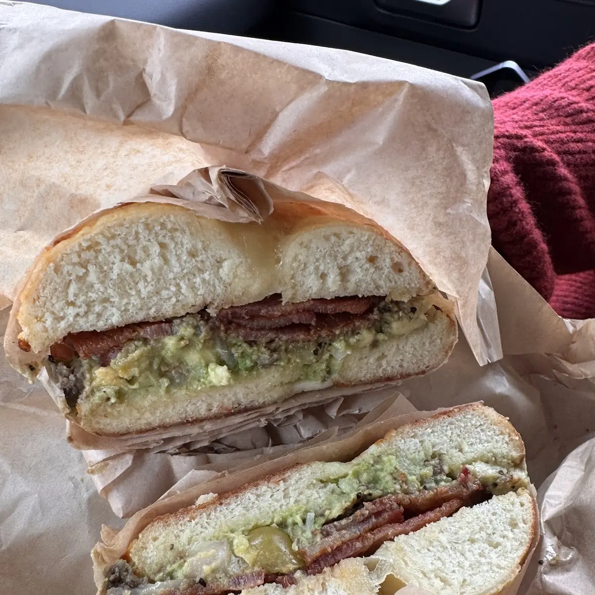 Avocado Cheddar Bagel