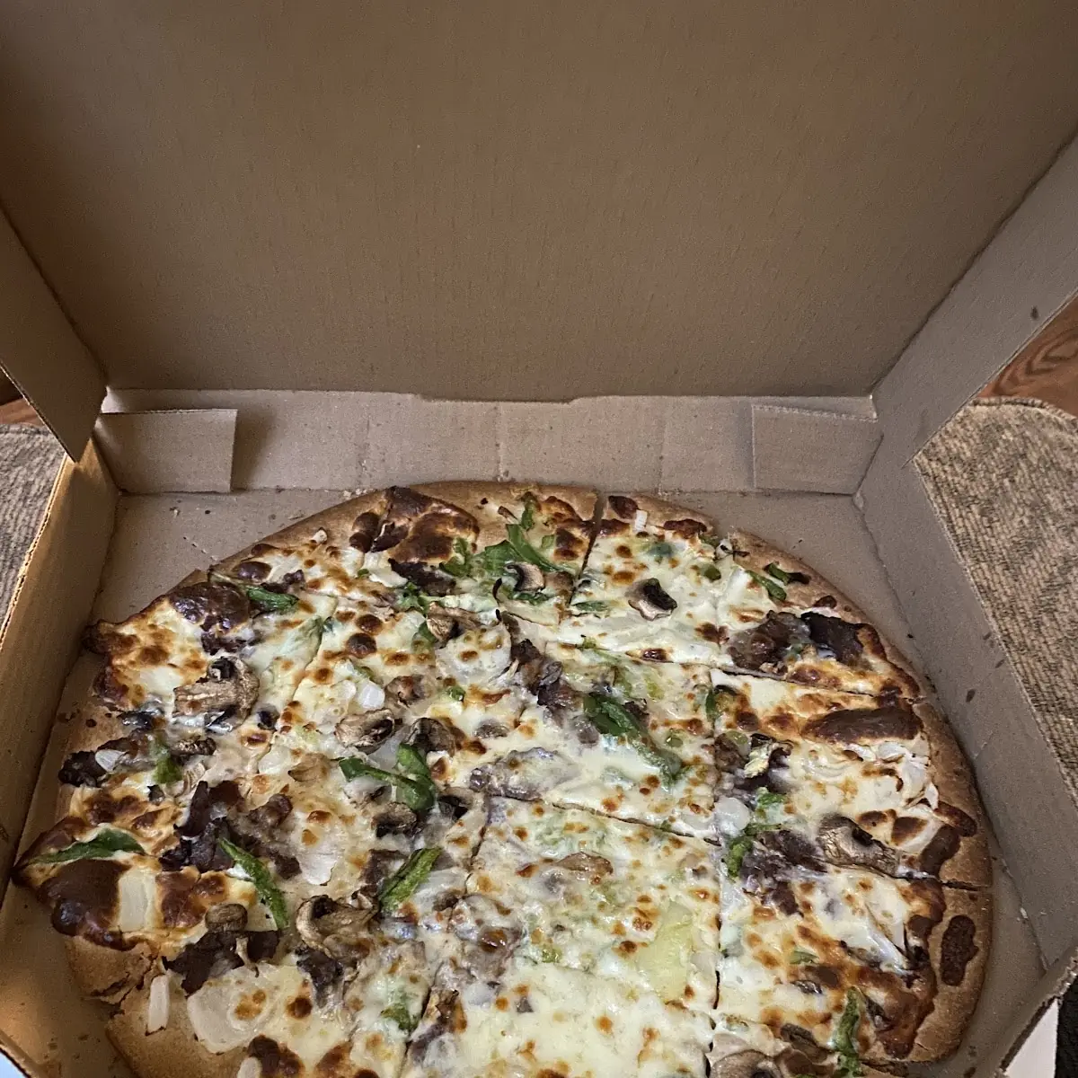 Thin Crust Philly Cheese Steak Pizza