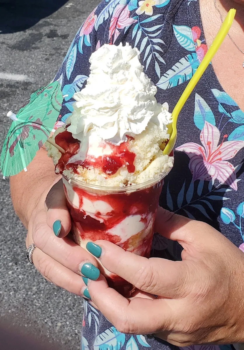 Strawberry Shortcake Sundae