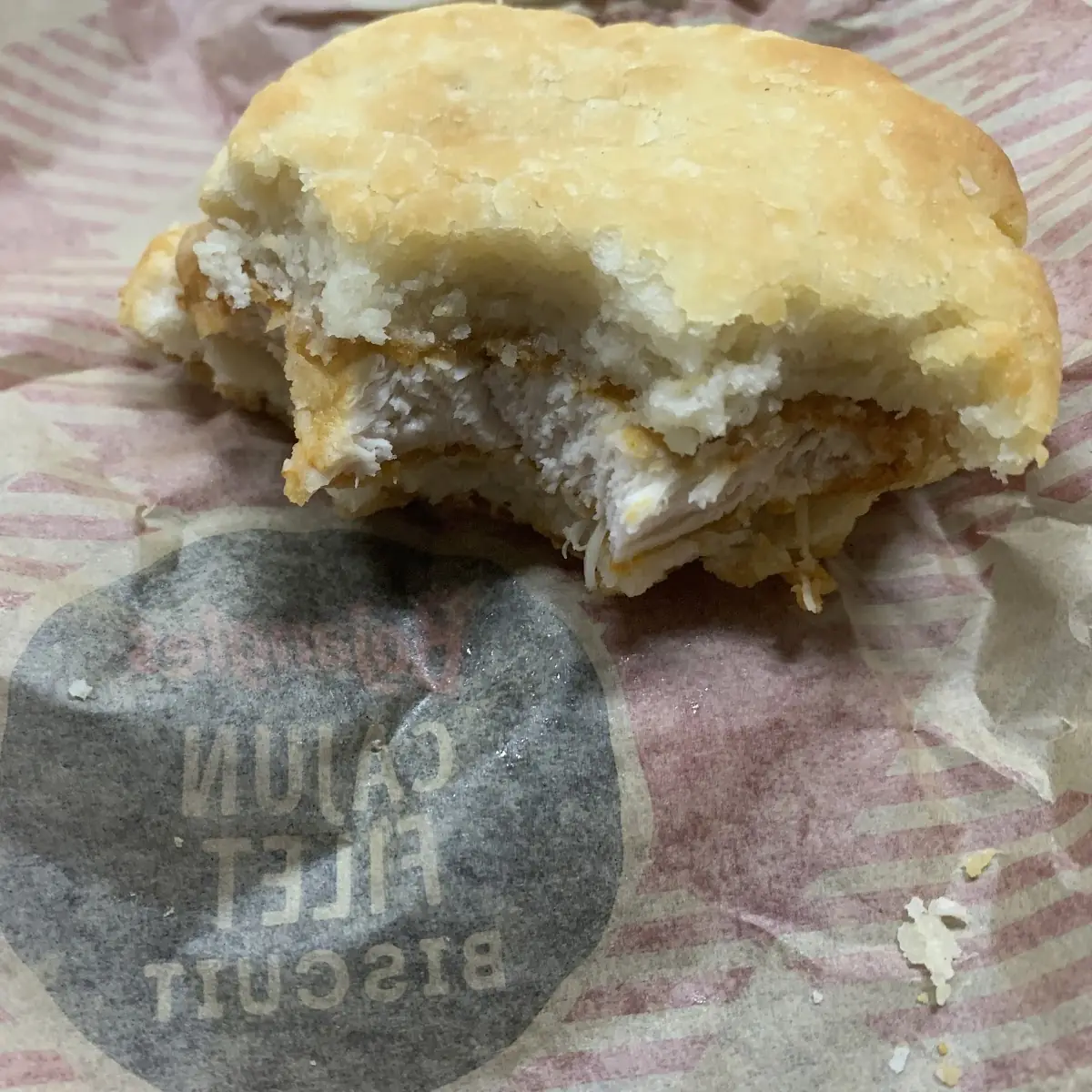 Cajun Chicken Biscuit