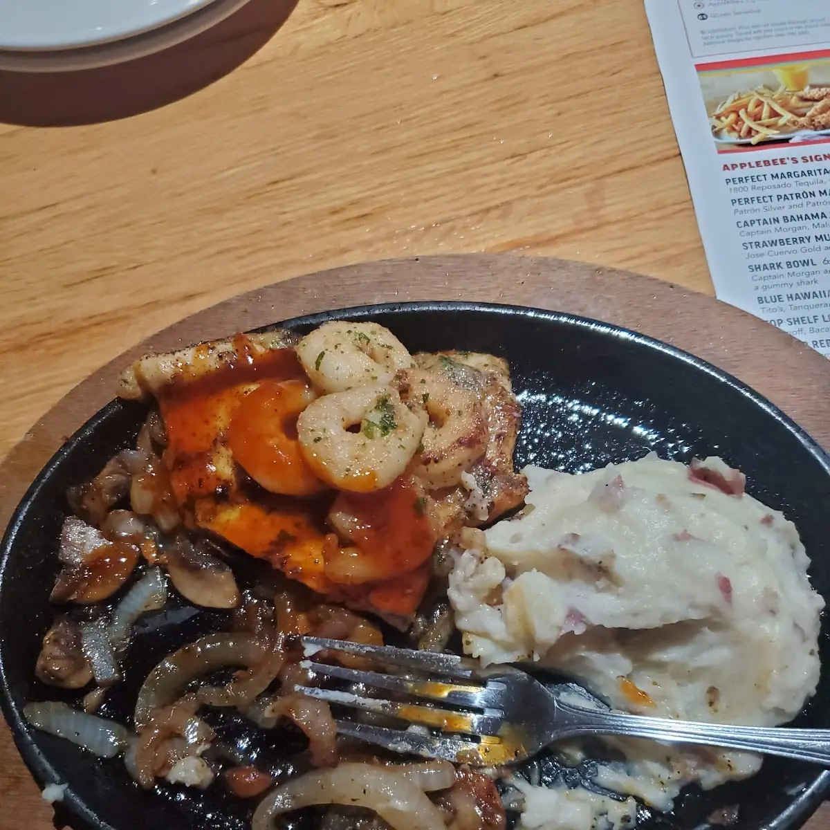 Bourbon Chicken and Shrimp