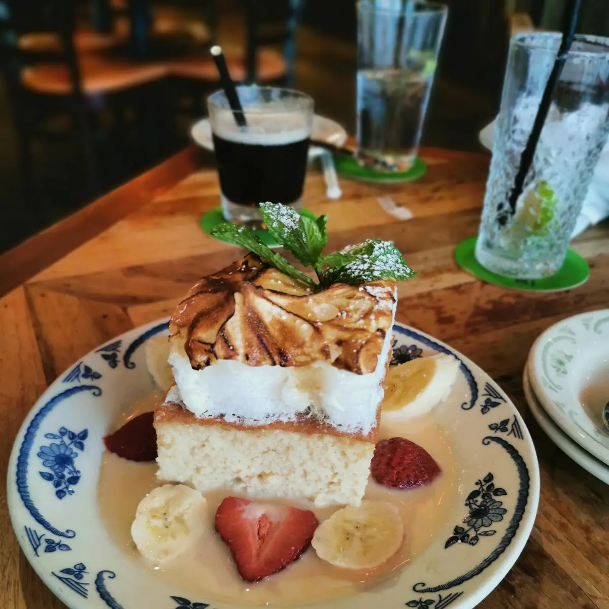 Tres Leches Cake Slice