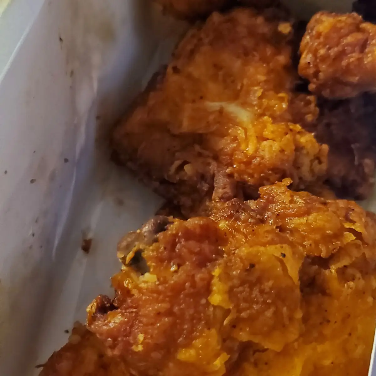Crispy Breaded Fried Chicken Pieces