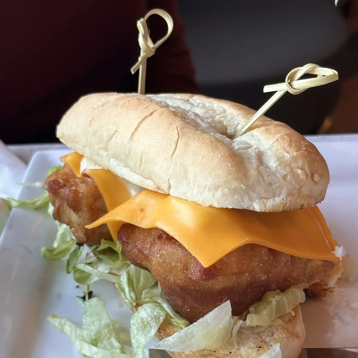 Beer Battered Walleye Sandwich
