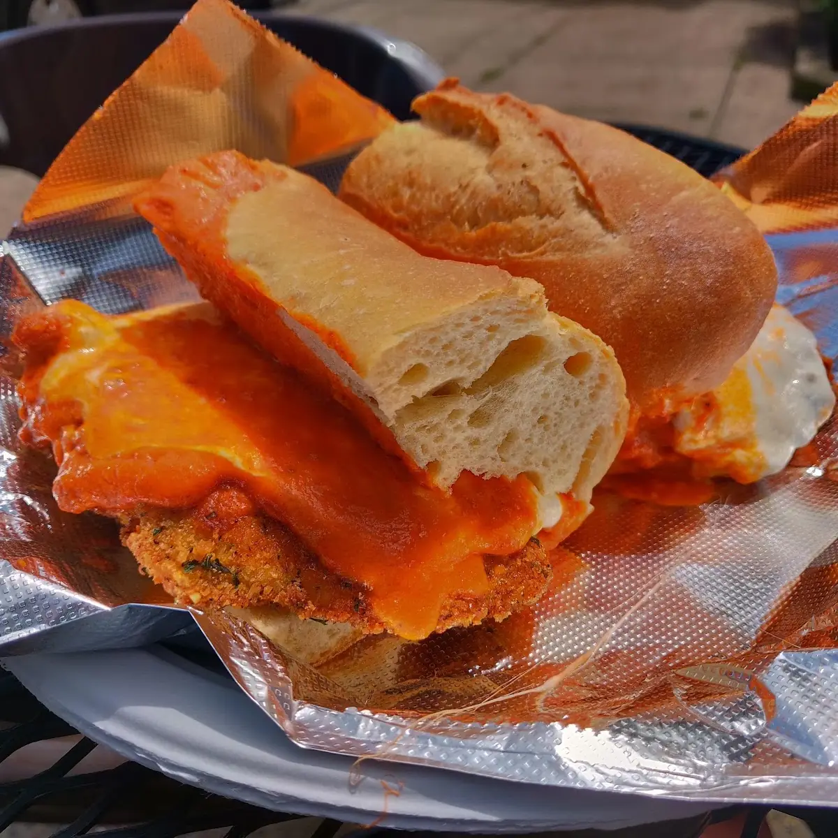 Chicken Penne Alla Vodka Sandwich
