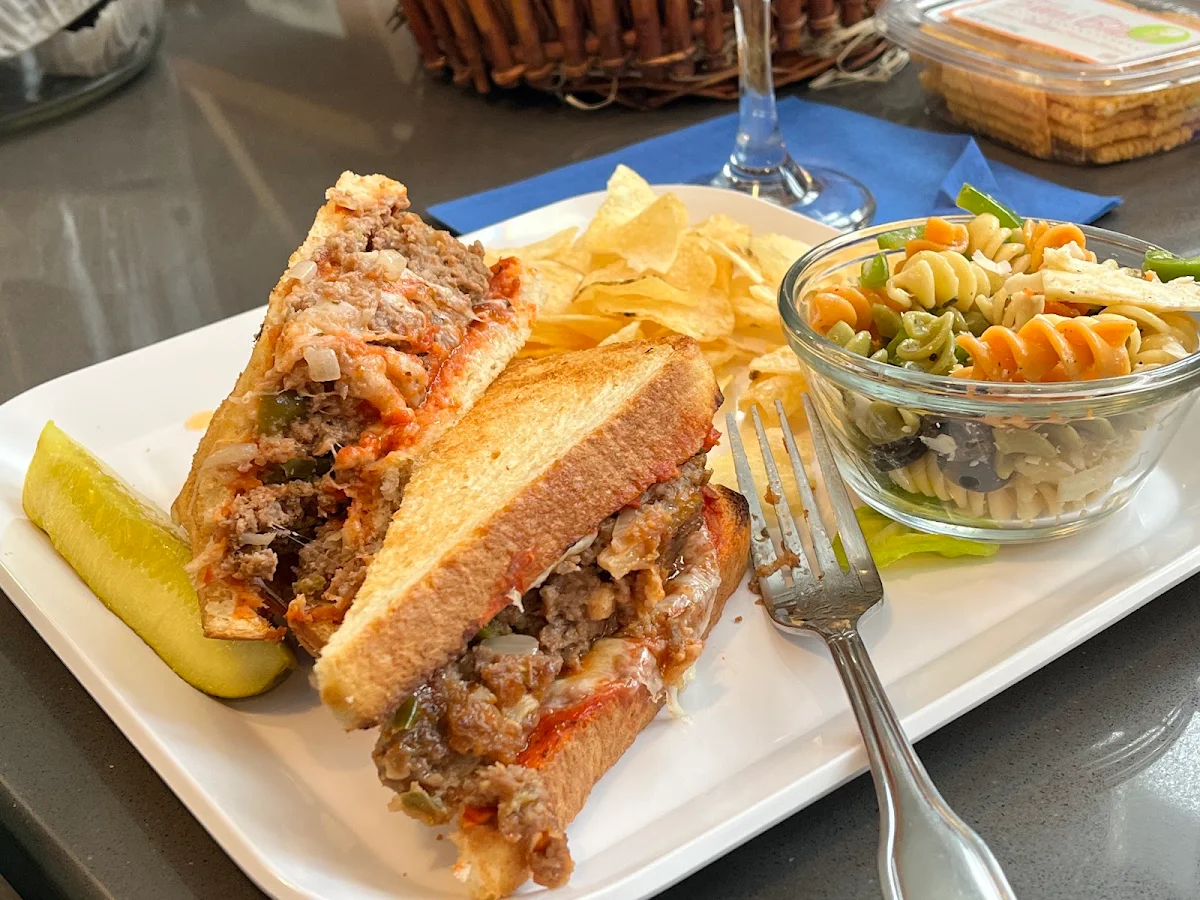 Sandwich with Pasta Salad