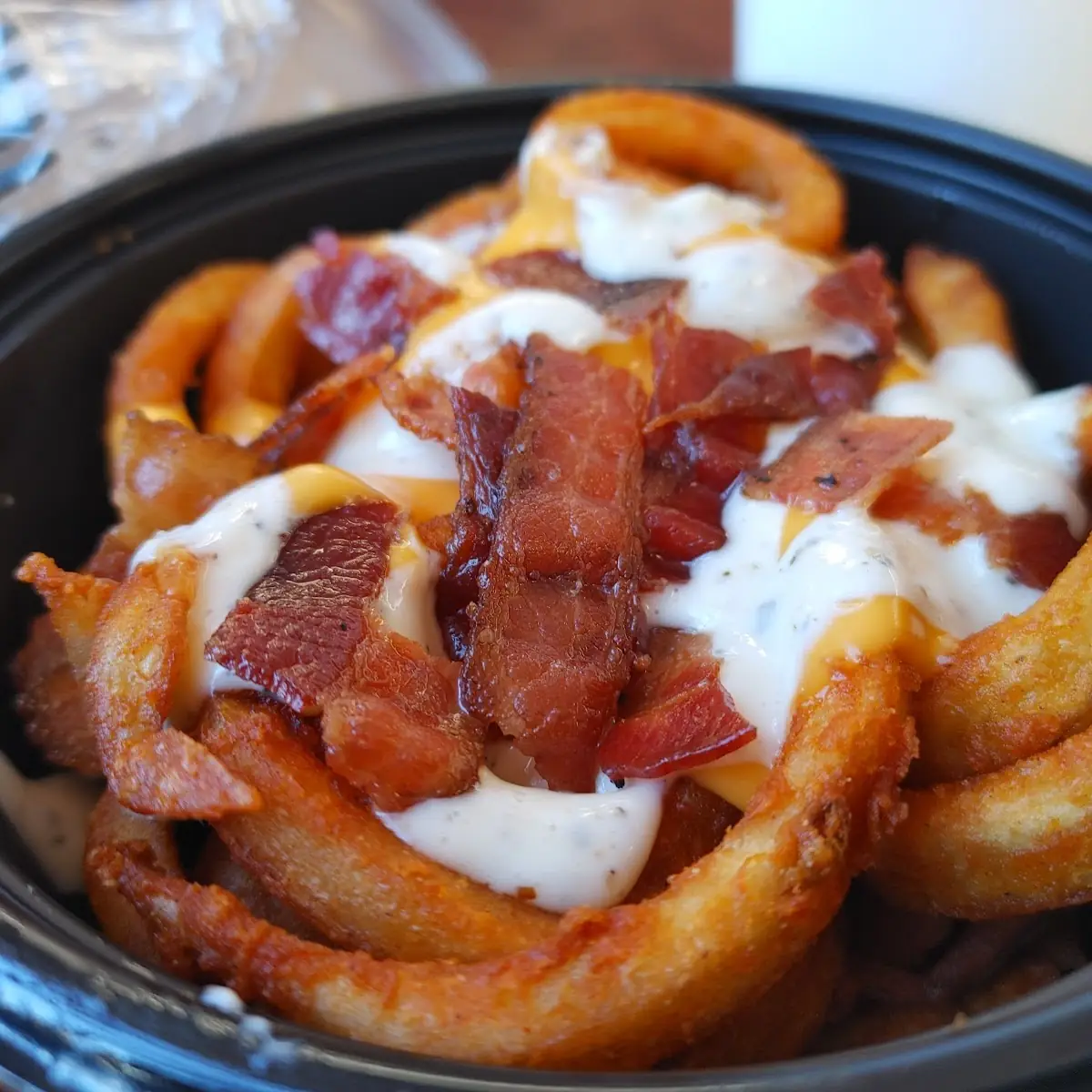 Loaded Curly Fries I Ordered