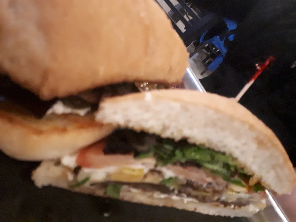 Black Bean Veggie Burger, Twigg's Bar & Grill