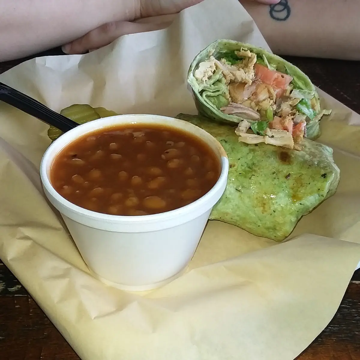 Pulled Chicken Wrap