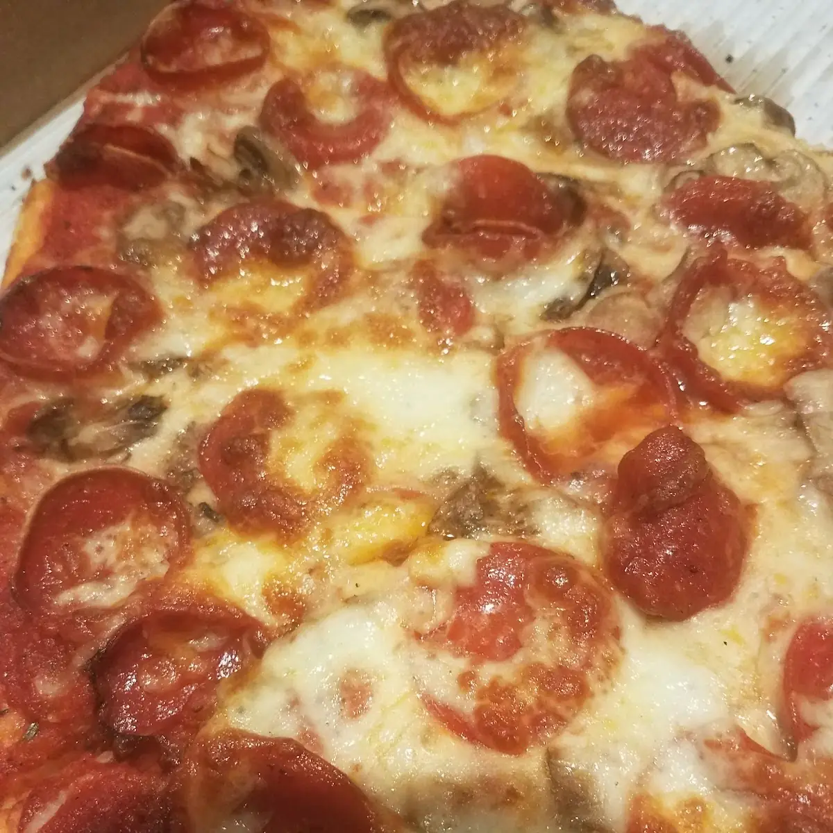 Pepperoni Mushroom & Sausage Pizza
