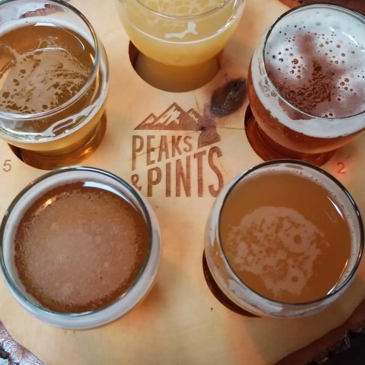 Hazy Ipas Beer Flight