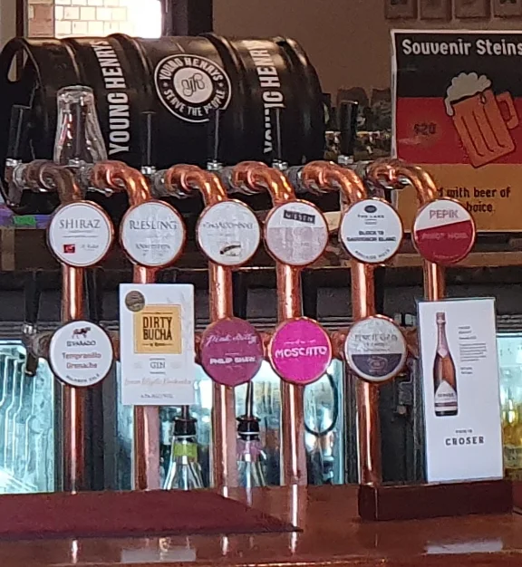 Wine on Tap, Hotel Brunswick