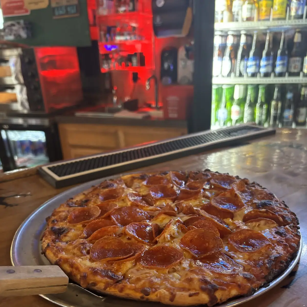 Pepperoni Pizza at the Bar
