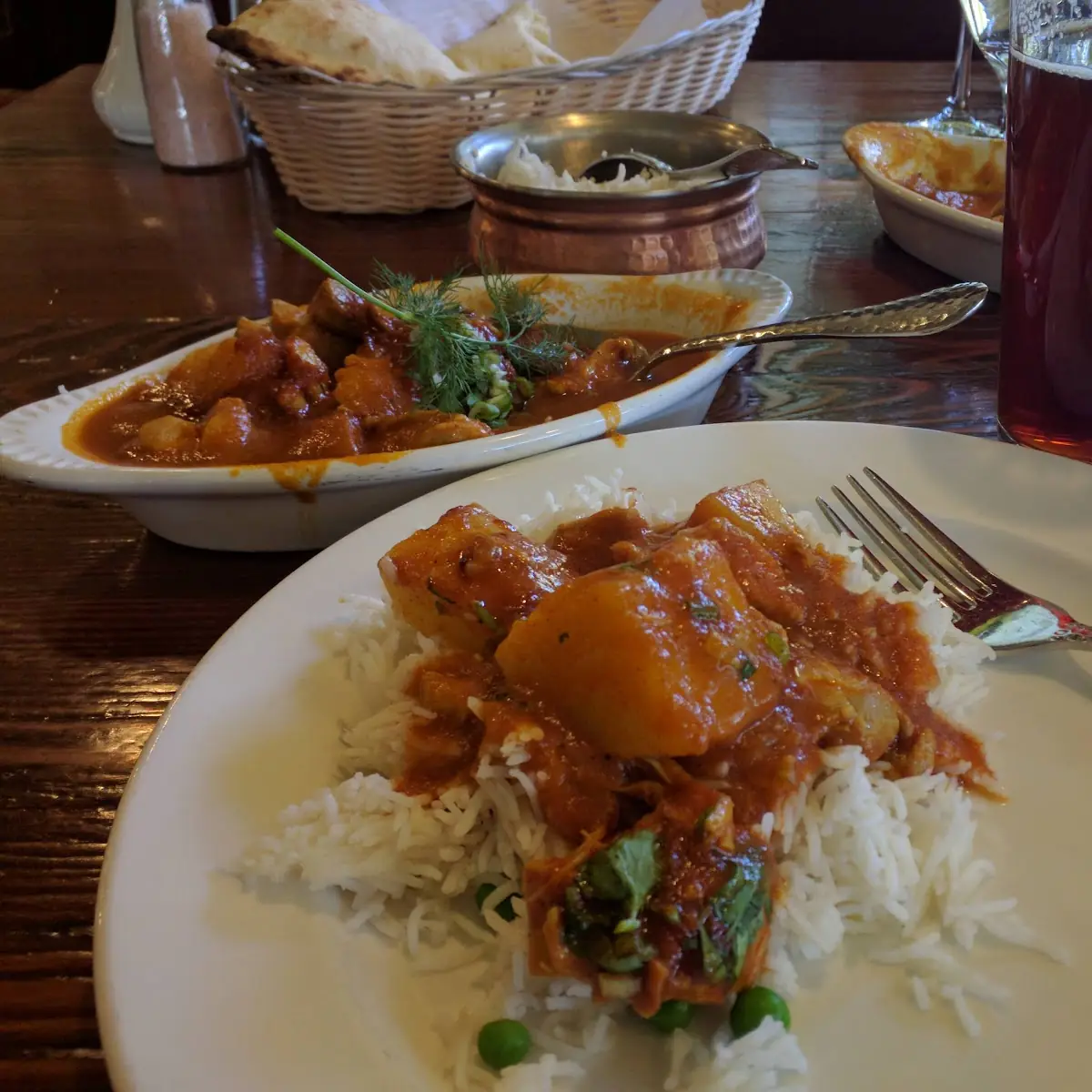 Chicken Vindaloo with Steamed Rice