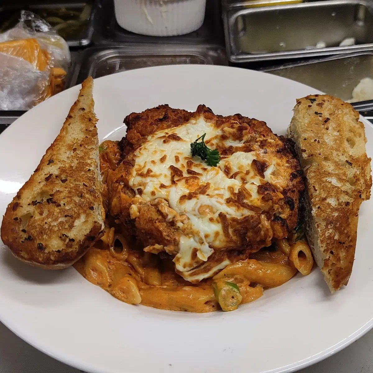 Creamy Chicken Parmesan