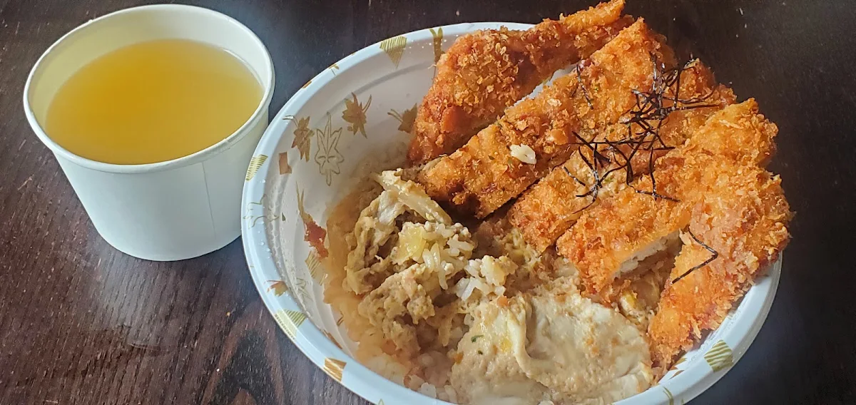 Pork Katsu Don Rice Soup, Jun katsu