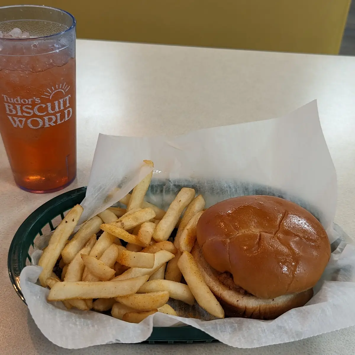 BBQ Pulled Pork Sandwich with Fries