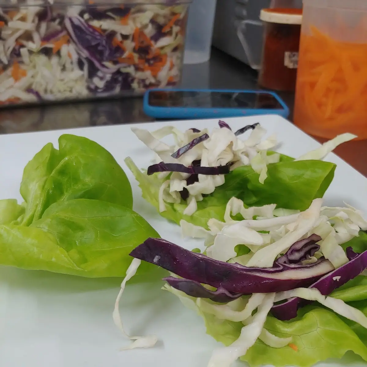 Thai Chicken Lettuce Wraps