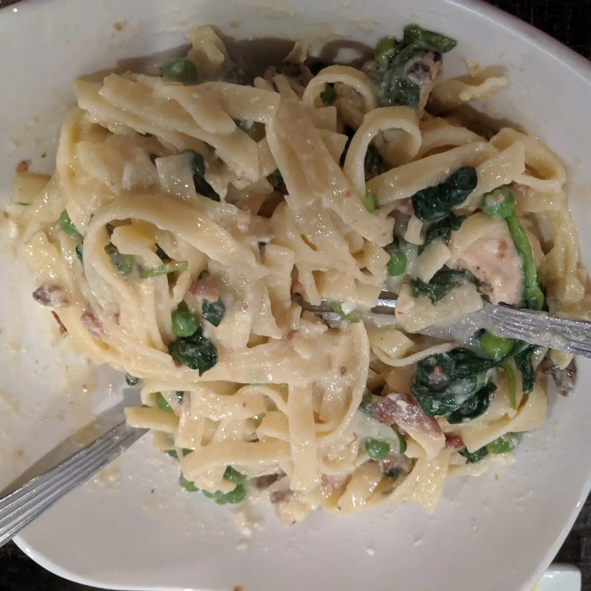 Fettuccine Alfredo with Chicken