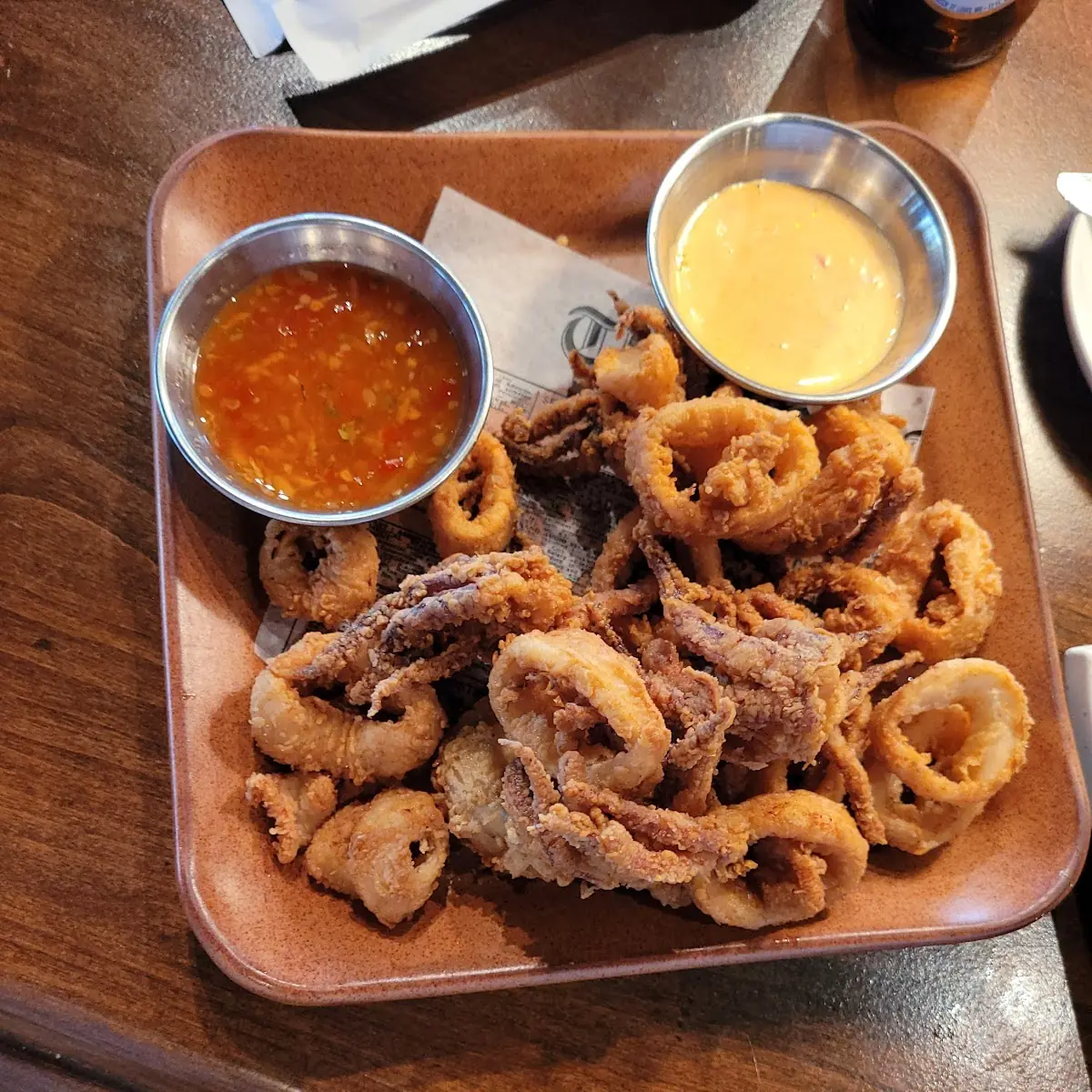 Crispy Fried Calamari with Dipping Sauces