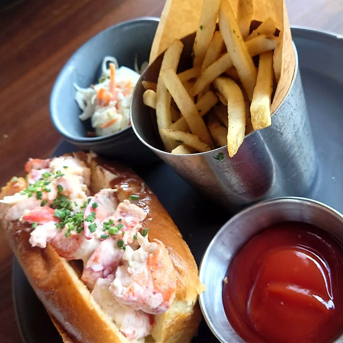 Lobster Roll with Fries
