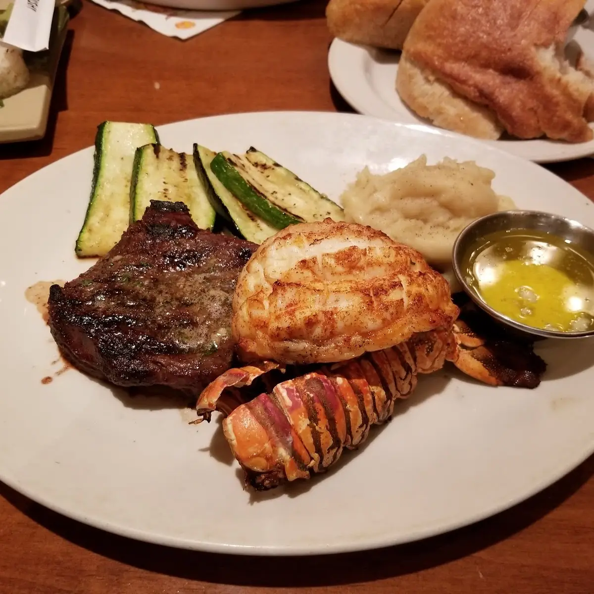 Sirloin and Lobster Tail